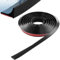 QWORK® Guarnizione doccia sottoporta, 200 cm guarnizione porta doccia, barriera doccia ferma acqua silicone nero, per bagni, cucine