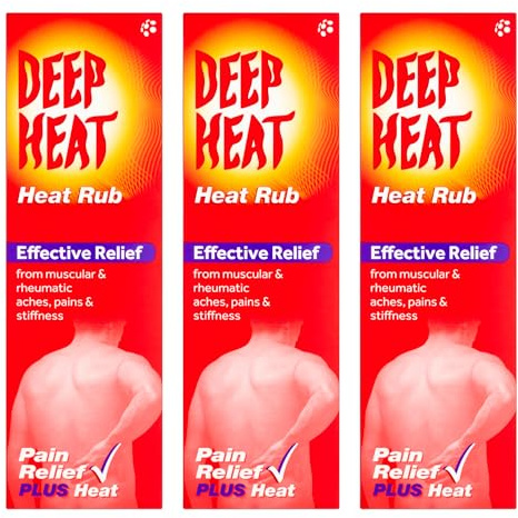 Deep Heat Heat Rub 100g, Effective Relief from Muscular & Rheumatic Aches, Pains & Stiffness | Click on '𝗖𝘂𝘀𝘁𝗼𝗺𝗶𝘀𝗲 𝗡𝗼𝘄' for More Bulk Options at Great Prices