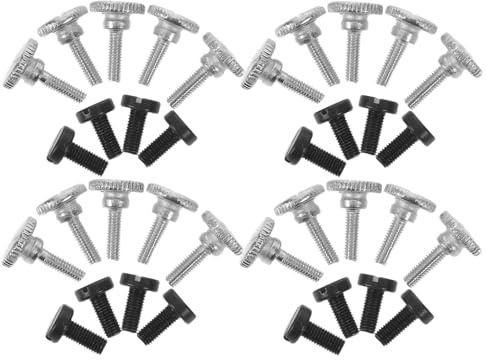 ORFOFE 60 Pezzi Viti per Macchina da Cucire Inclusi Viti di Fissaggio per Piedino e Thumb Fastener in Metallo Resistenti per Manutenzione e Riparazione Accessori Macchina da Cucire Adatti