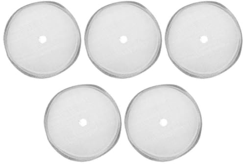 5 pantallas de filtro de repuesto para prensa francesa, filtro de malla de acero inoxidable de repuesto para de prensa francesa de 350 ml, partículas de té, filtros de café molido