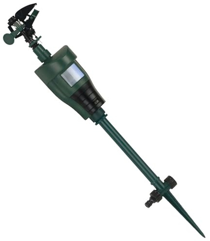 Motion Activated Sprinkler, Motion Sensor Sprinkler, Adjustable 360° Activated to Protect Plants Animal discouragement for Garden