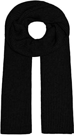 ONLY Damen Schal Strickschal mit Strukturstoff
