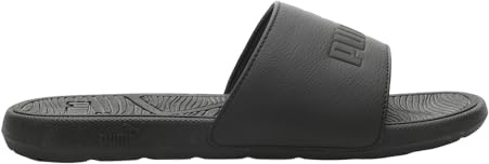 PUMA Men's Cool Cat 2.0 Slide Sandal, Puma Black-Puma Black, 11