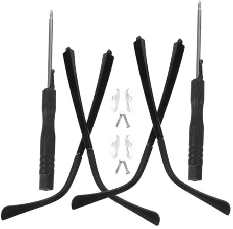 FRCOLOR Einfach Zu Installierender Ersatz Für Brillenbügel – 2 Paar Bügelzubehör Für Brillen Bequeme Passform