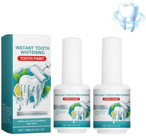 Colore dei denti, kit di vernice bianca dentale, rivestimento in gel sbiancante istantaneo, denti lucidi semplici e veloci, sociale fiducioso (2)