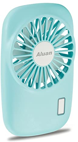 Aluan Portable Handheld Mini Fan Powerful Small Personal Rechargeable Fan
