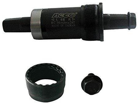 MV-TEK Movimento Centrale Perno Quadro Italia Misura 118mm (Movimenti Centrali con Perno)
