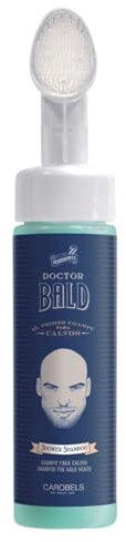 Beardburys Doctor Bald Shampoo für Männer mit Glatze, formuliert zur Reinigung und Pflege der Kopfhaut, frei von Sulfaten und Parabenen, 200 ml