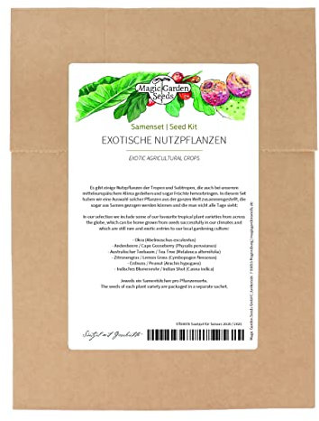 Exotische Pflanzen - Samenset mit 6 besonderen Nutzpflanzen der Tropen & Subtropen