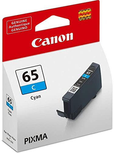 Canon CLI-65 C Tinte cyan, 12,6 ml Druckertinte für PIXMA Tintenstrahldrucker ORIGINAL