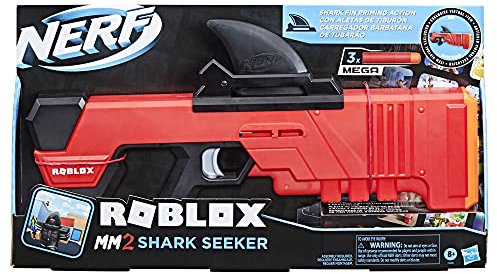 NERF Roblox MM2 Leksaksvapen, Röd, 5.4 x 55.8 x 29.8 cm