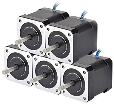 KIRANDY 5pcs Nema 17 Stepper Motor 48 mm 2a 17HS19-2004S1 Motor NEMA17 59ncm (84 Unzen) 4-Führungsmotor