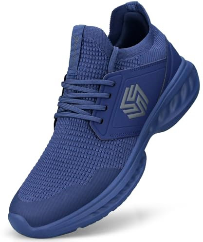 Giniros Zapatillas Mujer Zapatos Deportivas Mujer Zapatillas Running Deportivas Mujer Bambas Casual Tenis de Mujer Jogging Caminar Gimnasio Fitness Moda Sneakers Transpirable Deporte Azul Oscuro 37