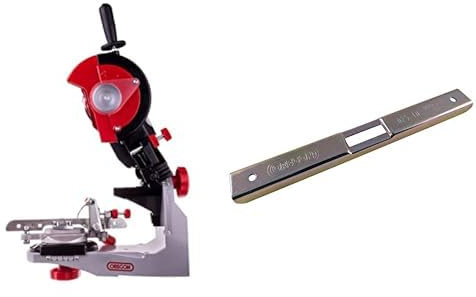 Oregon Professional 230 Volt Sägeketten-Schleifmaschine, Universeller Sägekettenschärfer, für Alle Kettensägen-Ketten, Kettensäge Schärfen (520-230) & 27530 Tiefenbegrenzungslehre