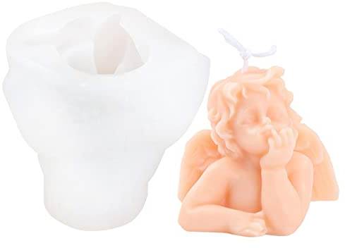 Kerzenform Silikon, Engel Silikonform Engel Baby Form Silikon Engel Fondant Formen Kerzenform, Baby Engel Kerze Seifenform Silikonform Für Fondant, Fimo Clay, Seife, Schokolade, Kuchen Dekoration