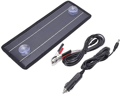 Chargeur de Batterie de Stockage Solaire, Chargeur de Batterie Solaire sans Danger pour Moto pour Les Voyages en Plein Air