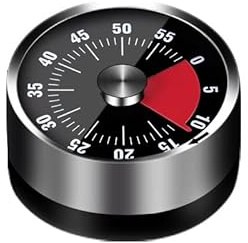 Edelstahl-Timer, Küche Backtimer, magnetische Saugzeit Erinnerung, Studenten tragbare mechanische Timer