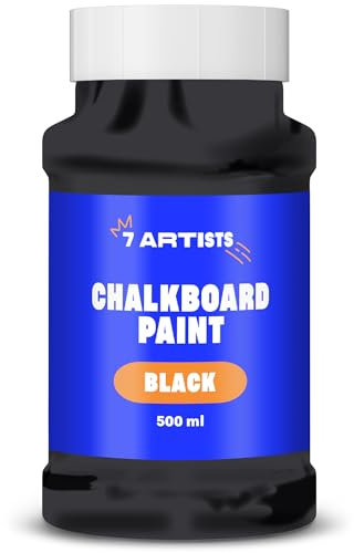 7 Artists Blackboard Paint 500 ml Chalk Paint | Black Board Chalkboard Paint