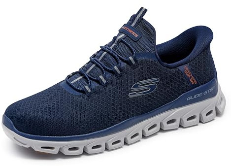 Skechers Herren Glide-Step NOXUS Sneaker, Navy, 45 EU