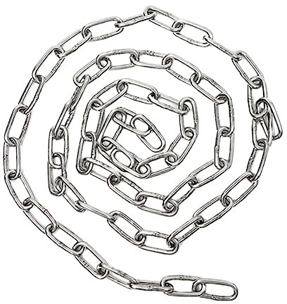 TOGEVAL Edelstahlkette Haustier-leinenkette Industrielagerkette Robust Rostfrei Für Hundeleinen Oder Gewichtsbelastung