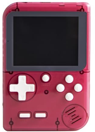 Retro Mini Game Machine with 400 Classical FC Games Handheld Game Console 2.8-Inch Color Screen Support for TV Output , Presents Birthday for Kids, Adults (Red)