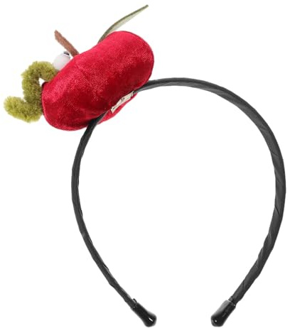 MOBUTOFU Weihnachtliches Haarband Apfel-Design Stilvolles Samt-Stirnband Für Damen Für Feiertagsfeiern Und Freizeitaktivitäten Trendiger Haarschmuck Besondere Anlässe