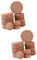 YARNOW 3 Set Blocco Di Piantine Piante Blocco Nutritivo Vegetale Torba Terreno Di Cocco Mattone Di Fibra Di Cocco Terriccio Da Giardino Guscio Di Noce Di Cocco 60 Pezzi * 3