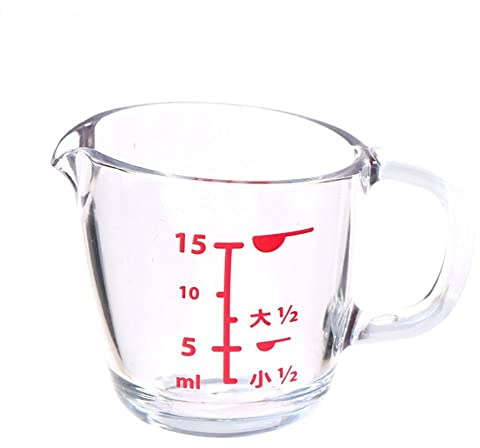 15 ml Messbecher, transparenter Kaffeebecher, Mini-Kaffeemessbecher, spitzer Becher, Messwerkzeuge, Küchenhelfer