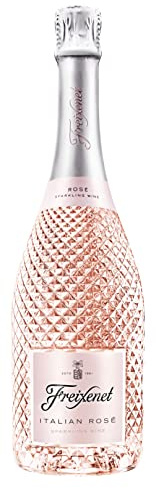 Freixenet Italian Rosé Extra Trocken (1 x 0,75 l) italienischer Spumante aus Veneto in eleganter Designerflasche mit kristallgeschliffener Diamantoptik, extra trocken und fruchtig im Geschmack