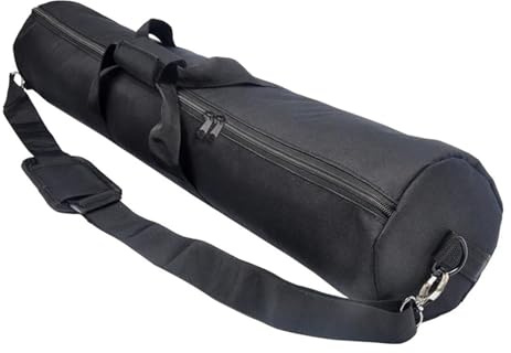 JINYOE stativorganiserare fodral 60–120 cm stativväska för mikrofon, fäste för fotostativ, resestativ (svart-E)