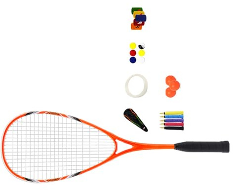 Xuancai Leichter Squashschläger für Anfänger, mit Rahmen aus Aluminiumlegierung, langlebige Squash-Paddel