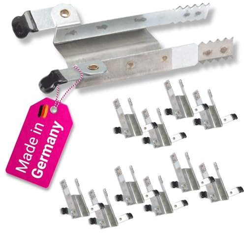 Effektive Rollladen Klemmsicherung - für Rollladen Einbruchsicherung - Kein Bohren, einfach einstecken - Einbruchschutz - 10 Stück im Set [5x685330]