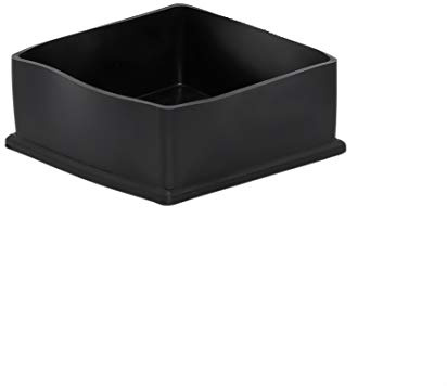 Flyshop Stuhlbeinkappen, Quadratisch, 100 x 100 mm, Schwarz, 4er Pack | Bodenschutzkappen, Geruchloses PVC