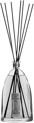 Acqua delle Langhe- Monviso – Hochwertiger Raumduft Diffusor 500ml – Aromatischer Raumerfrischer mit Rattanstäbchen – Italienische Handarbeit.