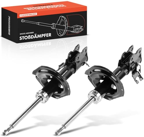 Frankberg 2x Amortisseur à gaz Avant Gauche Droite 524mm Pression de gaz Compatible avec Almera Tino V10 Remplacer# 54302BU125,54302BU100