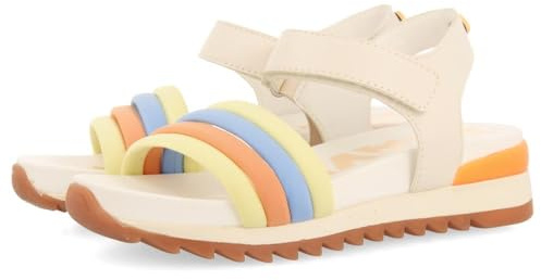 GIOSEPPO Sandalias Deportivas Blancas con Detalles Multicolor para NIÑA Y NIÑO CLAPIERS