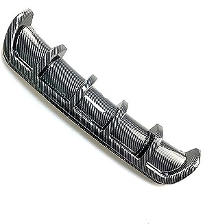 NURCIX Auto ABS Heckstoßstange Lippe Diffusor, Für BMW X3 E83 F25 F97 G01 G08 IX3 iX3 X3M 20i 20d 30i 30d 30e M40i M40d X3M Universal Heckspoiler Haifischflosse Chassis Splitter Heckschürze Spoiler