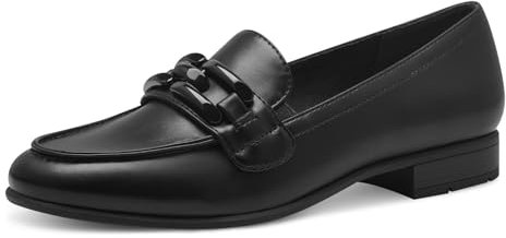 Jana Damen Slipper mit Blockabsatz Elegant, Schwarz (Schwarz), 42 EU