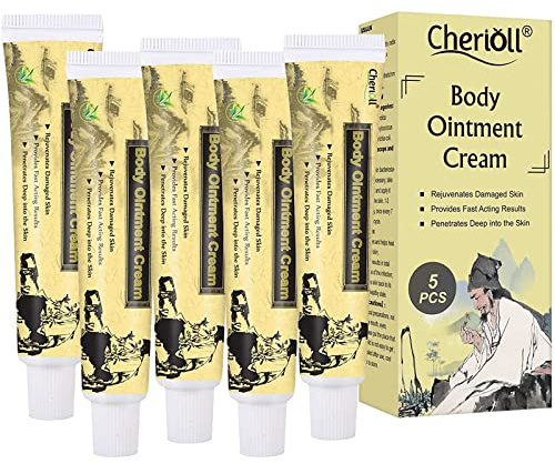 Cherioll Moisturising Cream, Ointment Cream, Healing Cream, Moisturising Cream, Body Cream for Dry, Uncomfortable Skin (5pc)