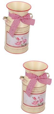 Amosfun 2pcs Gardening Flower Arrangement Bucket Bucket Home Decor Plant Basket Decorative Flowers