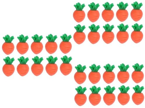 Warmhm 30pcs Carrot Decor Adorable Orange Imitation Carrots for Easter Crafts and Home Decoration Safe and Odorless for Festive Use