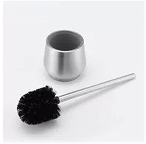 QTANZIQI 304 Stainless Steel Toilet Brush Set Teardrop-Shaped Bathroom Cleaning Brush Base WC Cleaning Accessories Toilet Plunger Bathroom Accessories silk pillowcase