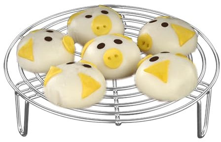 Inserto de cocción al vapor para olla, parrilla de cocción al vapor - Soporte de cocción al vapor multifuncional de acero inoxidable,Soporte para parrilla de albóndigas, parrilla de enfriamiento