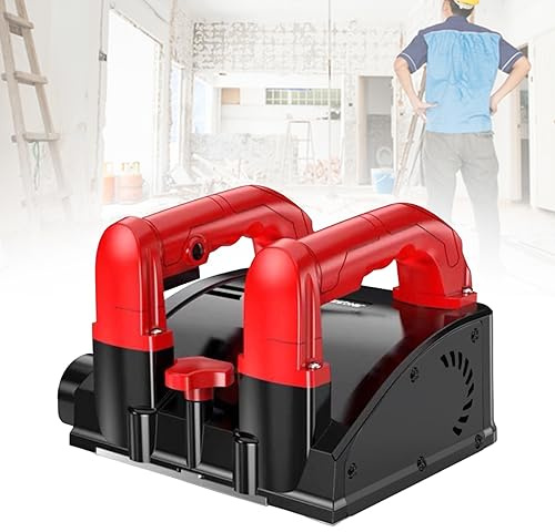 Putzfräse Schleifer Elektrischer 3000U/Min Mauerfräse Wandhobel Sanierungsfräse 1-4 mm Betonfräse für Zementwände, Gestrichene Wände, Graue Spachtelwände 1680W