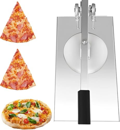OFNHJK Commercial Pizza Press,12-24cm Pizza Dough Press Machine, Pizza Dough Maker, Home Adjustable Angle Pizza Press Machine for Western Food Shops, Pizza, Pie, Tortillas, Pastry 20cm