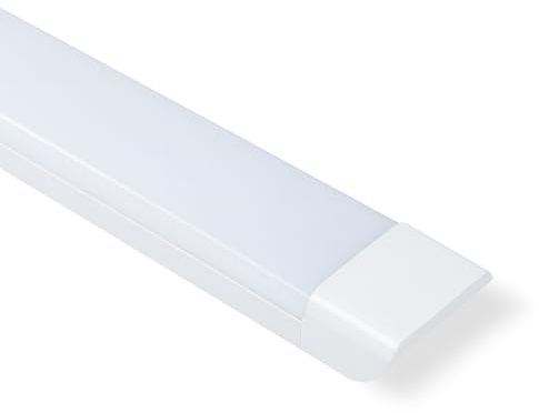 damastoreitalia Plafoniera LED 150cm 72W 7200lm con CCT Switch Luce Calda 3000K, Naturale 4000K, Fredda 6500K, Fascio 180°, IP20, Bianco – Lampada da Soffitto Lineare (1 PEZZO)