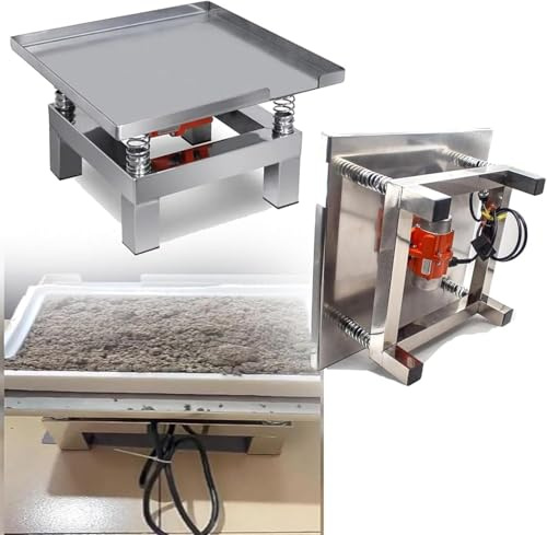 Table Vibrante en Béton Banc D’essai De Vibration Bloc D’essai Plate-Forme De Vibration Mini Table Vibrante en Acier Inoxydable, AC 110v / 220v, Remplissage De Moule, Rempli, 50 * 50, 110V