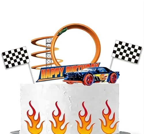 8 Tortendeko teilig Sets, Topp die Torte, Happy Birthday Tortendeko für Jungen Geburtstag, Cartoon Kuchen Dekoration für Geburtstage und Kinderpartys