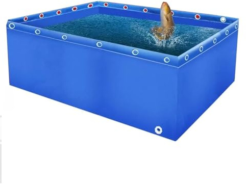 BTYQKZVPM Bassin à Poissons Pliable d'intérieur, Toile autoportante intérieure de PVC d'aquarium d'étang à Poissons se Pliant(1x3x0.8m)