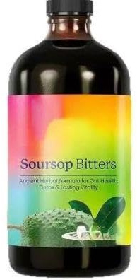 Corossol Bitters - Nettoyage interne, soutien de la santé digestive et de la fonction immunitaire。 Formule amère botanique pour une routine quotidienne de bien-être, liquide facile à utiliser pour la
